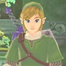 Skyward Sword Link Screenshot